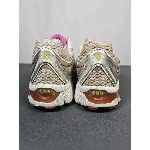 Asics Gel Kayano 16 Womens 9.5 Running Shoes Pink Silver White T050N - Picture 6 of 16